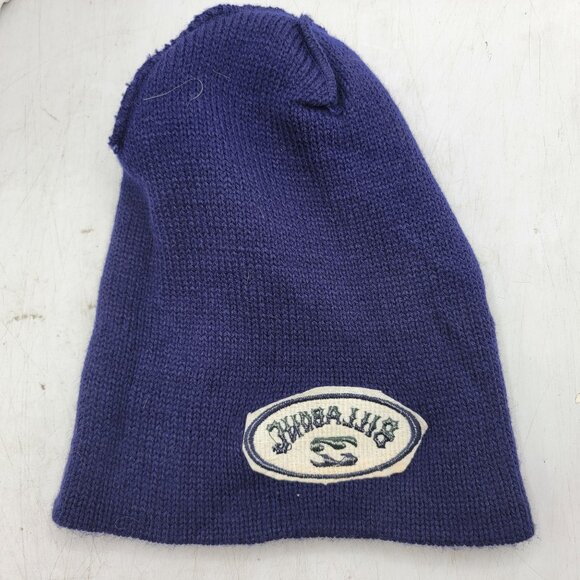 Billabong Adults Green Blue Beanie Hat Winter Warm Casual Outdoors Comfort - Picture 3 of 4